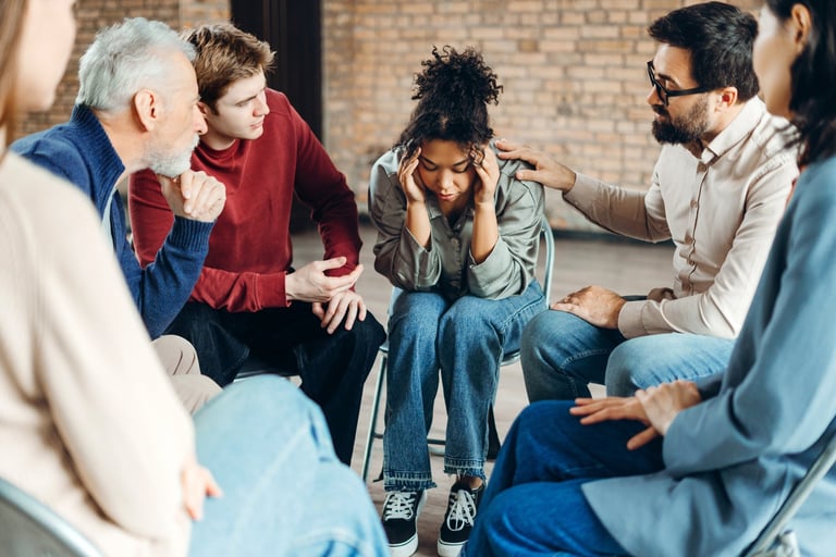 Common areas for group therapy